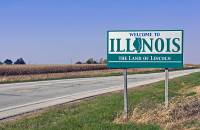 Welcome to Illinois sign iStock zUU8FI