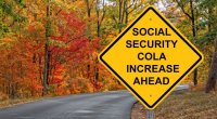 Social Security COLA increase sign lkS4D7