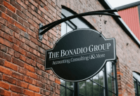 The Bonadio Group office sign bIWyVa