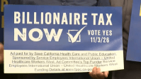 YouTube Billionaire Tax sign TEOCOd