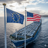 Cargo EU USA Tariffs Gemini AI YvcftU