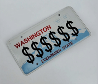 Washington license plate oaCtgk